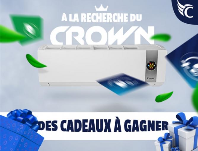 Condor : Lance un concours un climatiseur Crown a gagner