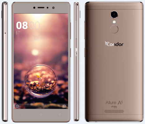 Condor : Lance son tout nouveau smartphone Allure A8 / Selfie Flash