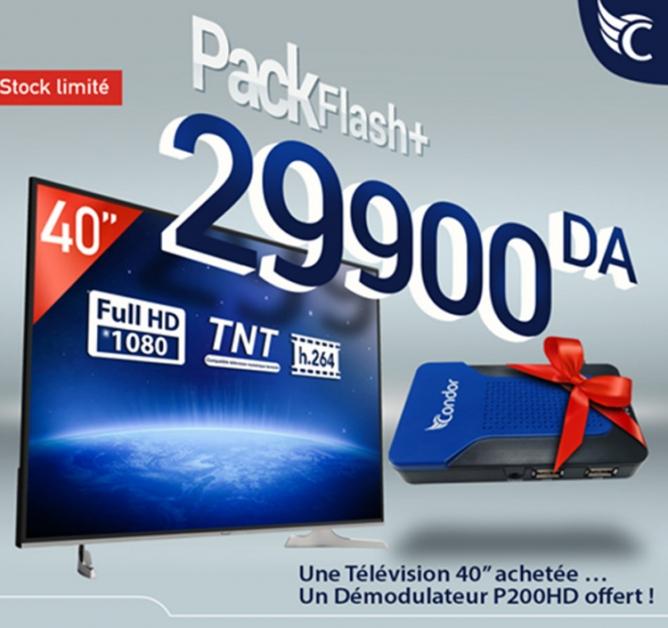 Condor : Lance une nouvelle offre sur tout achat d’une TV 40