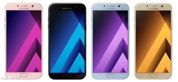 Galaxy A3, A5 et A7 (2017) : Les caractéristiques et prix