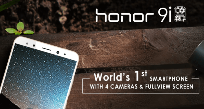 Honor 9i : Caméras quadrières, Processeur Kirin 659 et un Affichage 18: 9