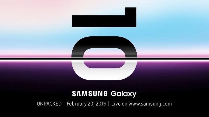 Samsung Galaxy S10 arrive officiellement le 20 février