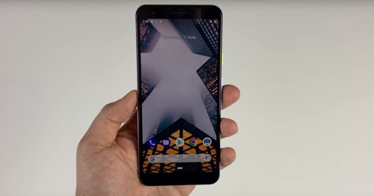Google Pixel 3 Lite fuites en complète dans une vidéo