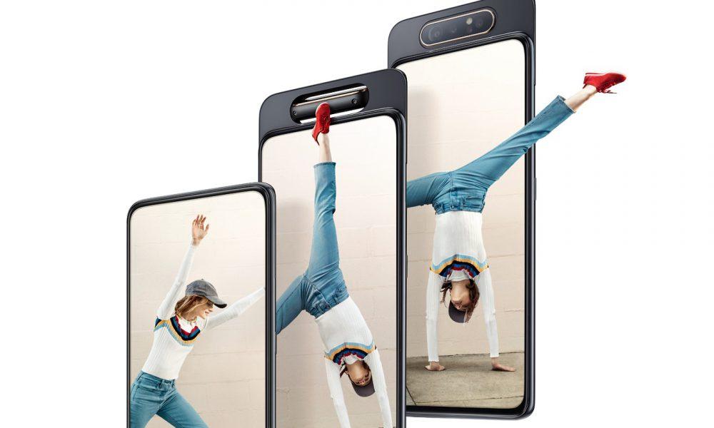 Samsung Galaxy A80 officiel avec caméra pivotante pop-up pour 48MP selfies