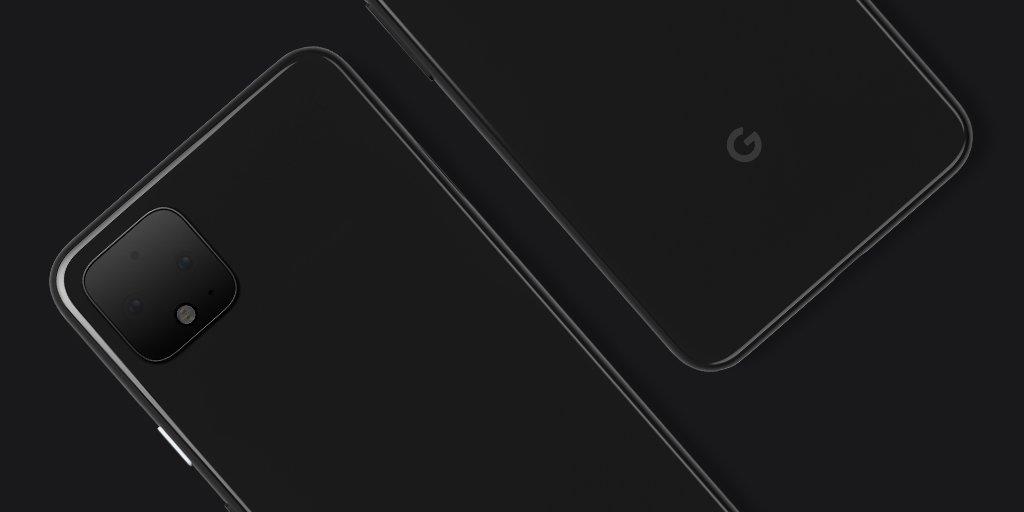 Google Pixel 4 XL rendu montre une lunette supérieure classique, sans encoche