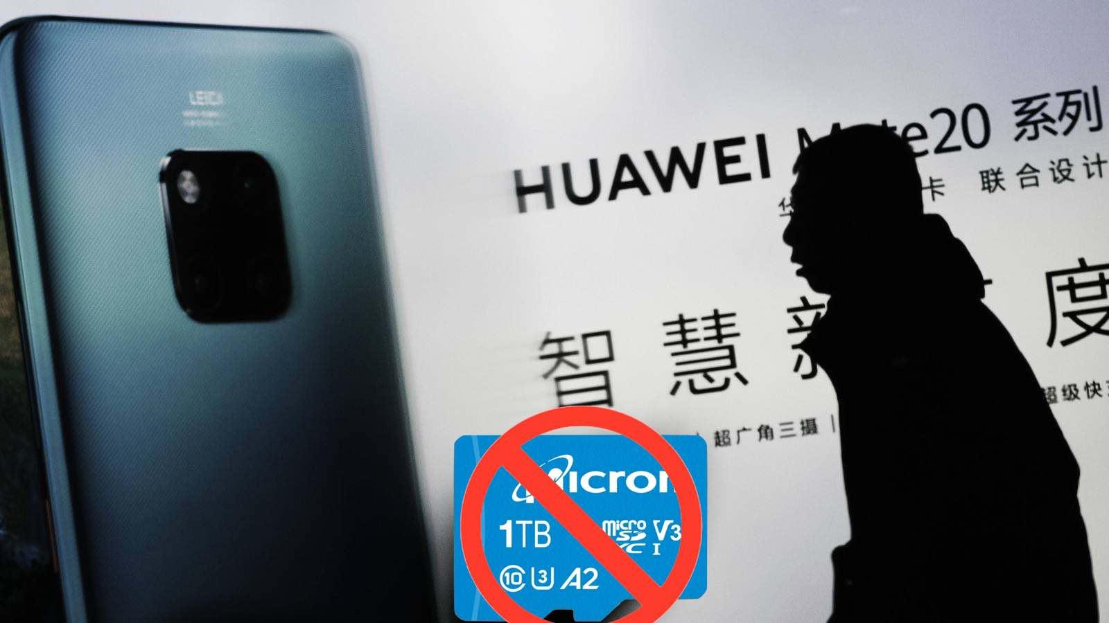 Micron coupe ses liens avec Huawei