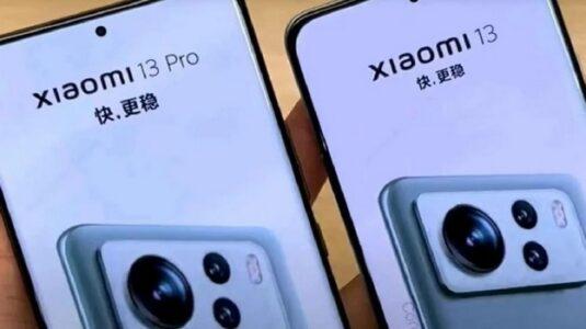 Image de conception Xiaomi 13, 13 pro divulguée dans une affiche