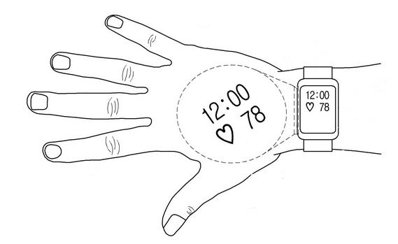 Samsung travaille sur Galaxy Watch avec projecteur intégré 