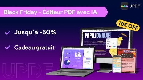 Black Friday : Obtenez jusqu’à -50% sur UPDF, concurrent puissant d’Adobe Acrobat en 2025