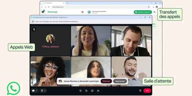 WhatsApp Web enfin au niveau : appels vidéo, partage d’écran et nouveautés