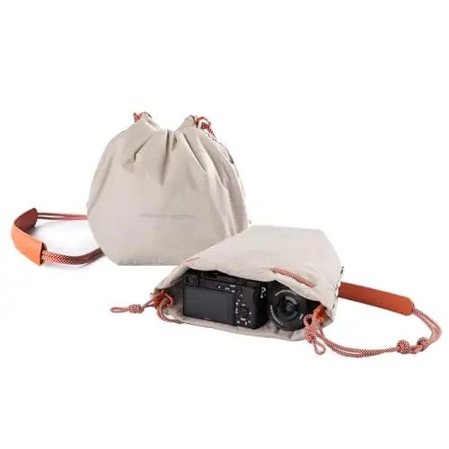 PGYTECH OneGo sac à cordon sac pour appareil photo sans miroir sac de rangement pour objectif SLR sac à bandoulière étui pour appareil photo pour Fujifilm Canon Sony Nikon
