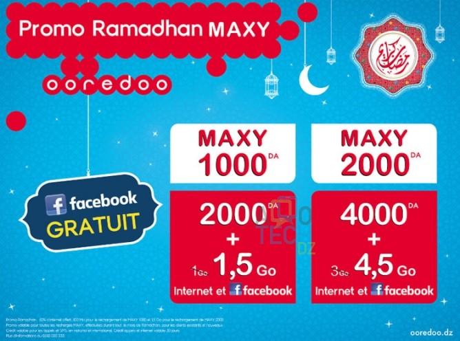 Ooredoo : En force avec une nouvelle offre « Maxy RAMADHAN »