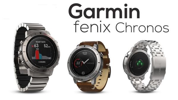 Garmin lance son premier smartwatch de luxe, les Chronos Fenix