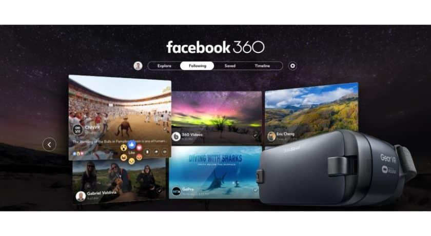 Facebook lance une application réalité virtuelle, Facebook 360