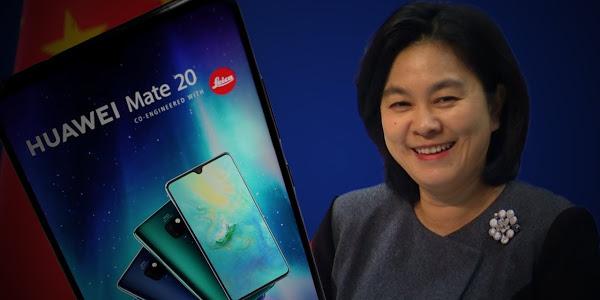 Huawei recommande le phare Mate 20 à Donald Trump