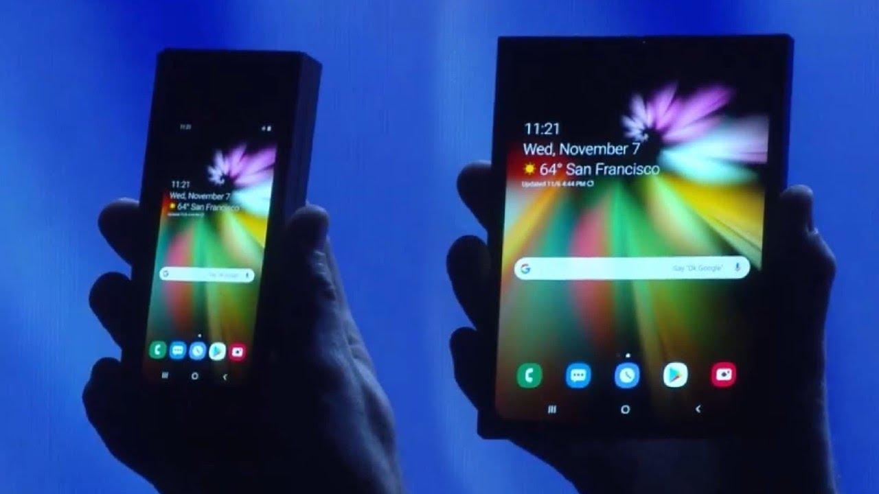 Samsung dévoile son premier prototype de smartphone pliable