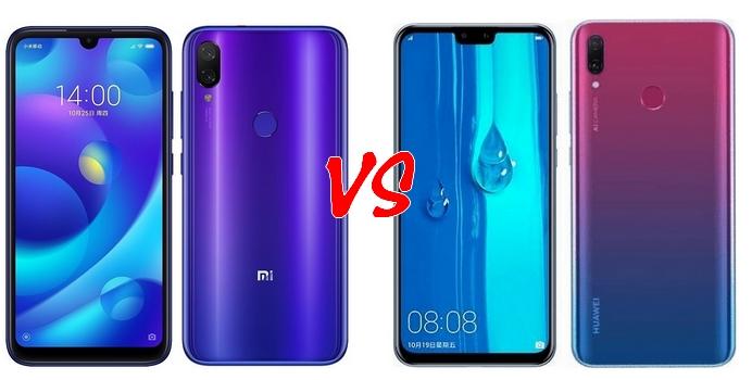 Comparaison de spécifications : Xiaomi Mi Play vs Huawei Enjoy 9