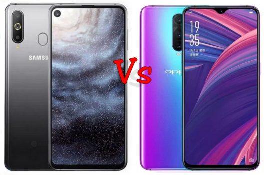Comparaison de Spécifications : Samsung Galaxy A8s vs Oppo R17 Pro