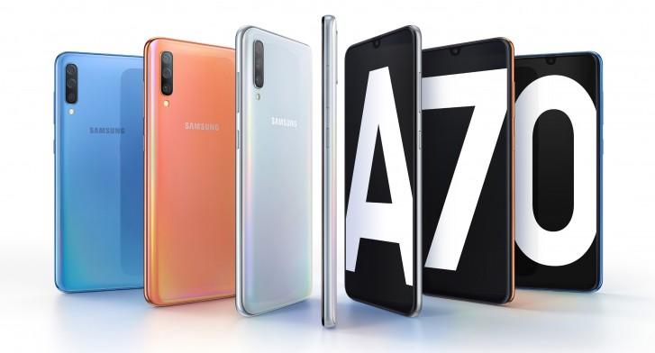 Samsung Galaxy A70 fait ses premiers pas avec un écran 6,7″ 20:9 et une caméra triple 32MP