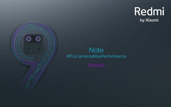 Redmi Note 9 arrive le 12 mars avec une caméra arrière de forme carrée