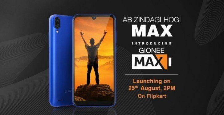 Gionee Max : Les spécifications clés et la conception confirmées avant le lancement du 25 août