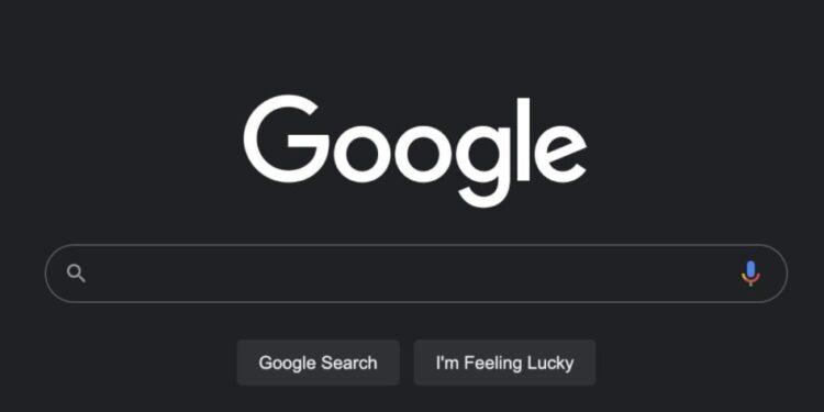 Google teste un mode sombre pour la recherche sur le bureau