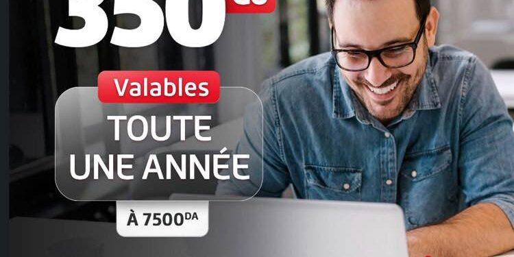 Djezzy : lance de nouveaux forfaits Internet PRO jusqu’à 350 Go