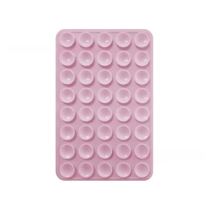 Support de téléphone à ventouse en silicone avec fixation double face sans contact, support vidéo, ventouse en caoutchouc silicone, coque en silicone