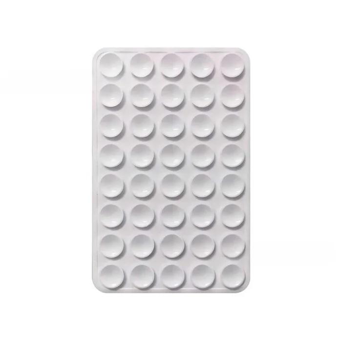 Support de téléphone à ventouse en silicone avec fixation double face sans contact, support vidéo, ventouse en caoutchouc silicone, coque en silicone