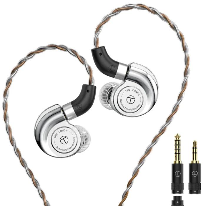 TRN Conch Earphone Lucky Bag – Écouteurs intra-auriculaires dynamiques haute performance avec diaphragme DLC en diamant et filtres de réglage pour Xiaomi