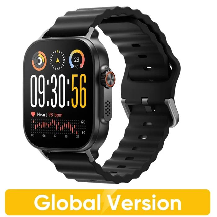 Realme Watch 5 montre intelligente 1.97 « 2D plat AMOLED affichage boussole et GPS indépendant avec 5 GNSS autonomie de 14 jours carte NFC IP68