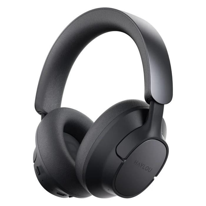 Casque sans fil HAYLOU FlowLoop S33, écouteurs Bluetooth supra-auriculaires, réduction de bruit active 45 dB, Hi-Res LDAC, autonomie de 100 heures