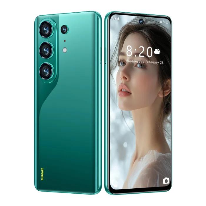 SURGAZE 2026 Camon 50 Pro Smartphone à écran incurvé 5G Android 15 5200 mAh 12+512 Go Double SIM Version Globale Téléphone Mobile Réseau