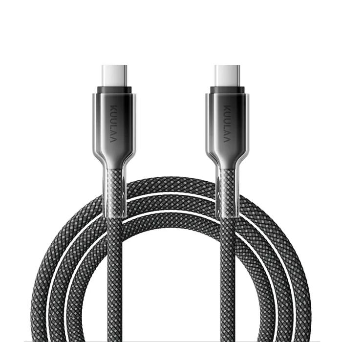 KUULAA câble USB C vers USB Type C câble PD 60W cordon de chargeur rapide câble USBC vers type-c pour iPhone16 15 Samsung MacBook iPad Xiaomi
