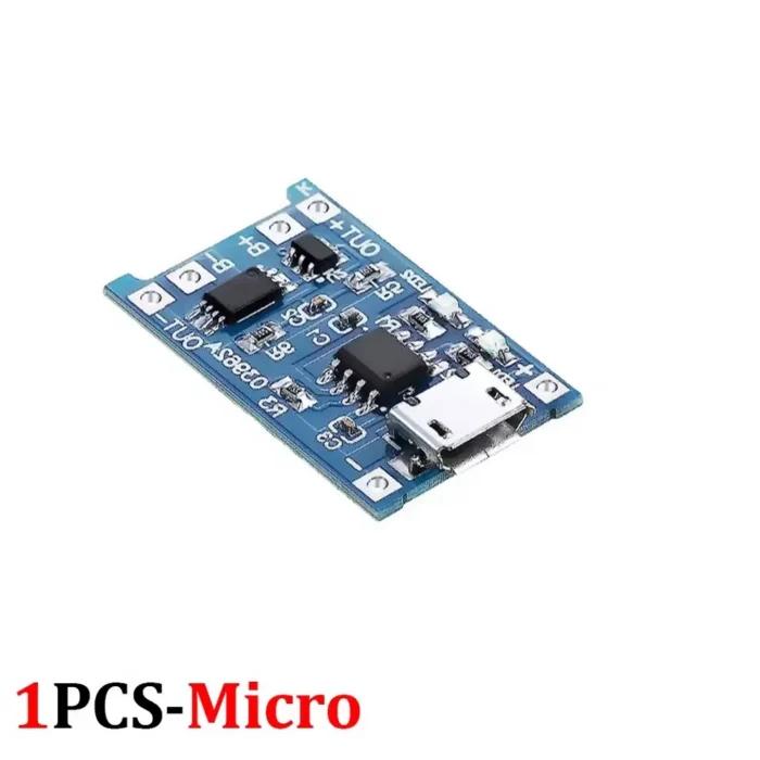 Module de chargeur de batterie au lithium 18650 Tp4056, 1-20 pièces, Type-C/Micro/Mini USB 5V 1A, avec fonction de protection Li-Ion