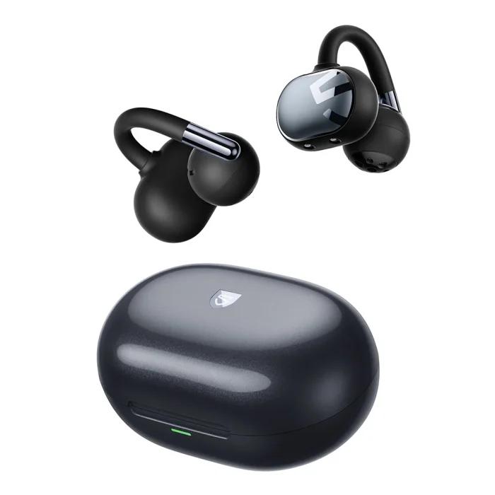 Écouteurs sans fil SoundPEATS Clip1 Open Ear, audio Dolby, Bluetooth 5.4, écouteurs sportifs à clipser avec Hi-Res LDAC, IPX5