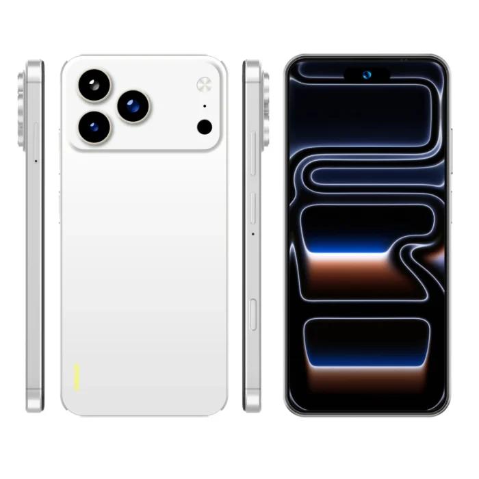 SURGAZE Nouveau smartphone i17 Pro Max, système Android 12, 5000 mAh, 12 Go + 512 Go, 6,56 pouces, 24 + 48 MP, réseau 5G, version mondiale