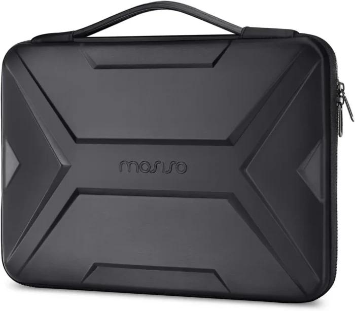 MOSISO pochette d’ordinateur pour MacBook 13 14 15 16 pouces étui rigide pour ordinateur portable étanche antichoc artistique géométrique EVA sac à coque rigide