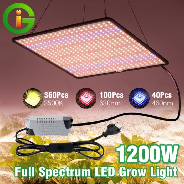 LED élèvent la lumière spectre complet Phyto lampe AC85-240V 40W pour la lumière de croissance des plantes de tente de culture intérieure