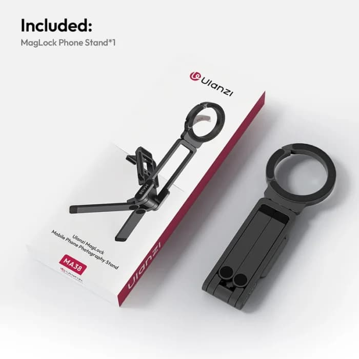 Ulanzi MA38 support de téléphone magnétique support de téléphone trépied pliable avec Base magnétique arca-swiss pour Iphone 16 15 14 Vlog Live