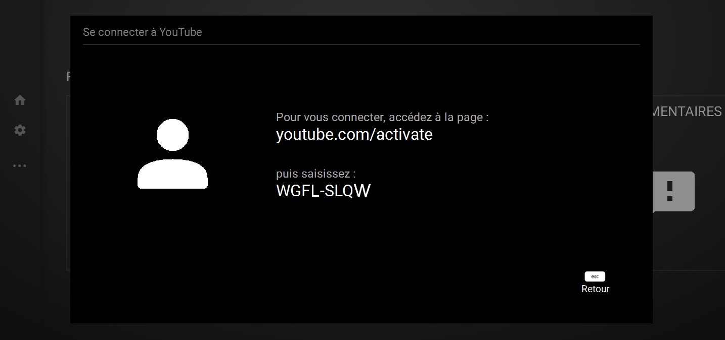 associer tv telephone youtube activate connecter