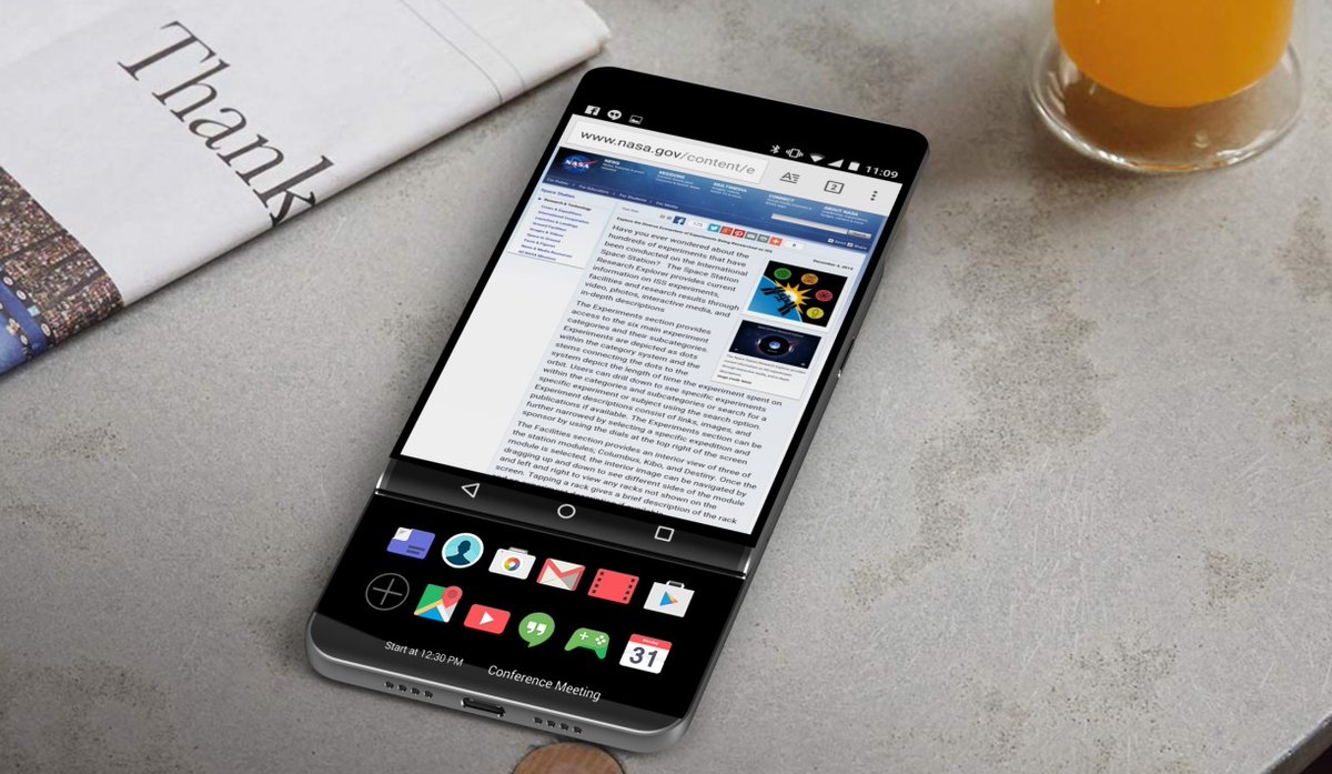 LG V30 : un smartphone avec deux écrans