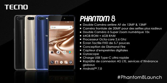 Tecno : annonce un nouveau smartphone le Phantom 8 2 tecno-phantom-8-1