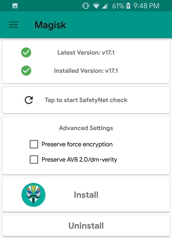 Screenshot 20180907 214858 Magisk Manager
