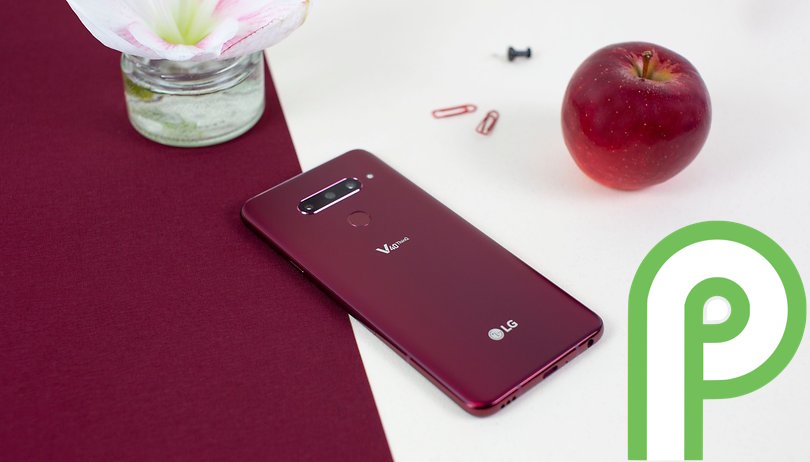 lg v40 thinq android pie