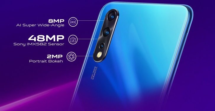 Vivo Z1X : Un écran à perforation, des caméras triples de 48 mégapixels et une batterie de grande taille