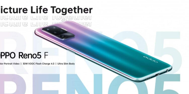 Oppo tease Reno5 F avec un tout nouveau design