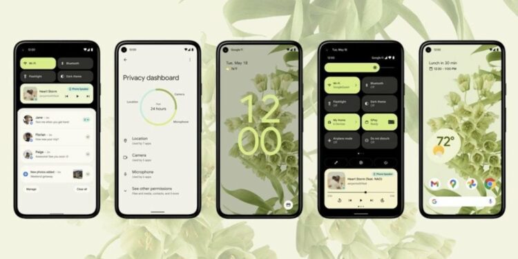 Android 12 arrive en phase bêta et présente un énorme changement de design