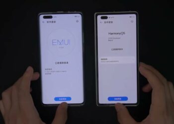 Une vidéo comparant HarmonyOS et EMUI 11 côte à côte