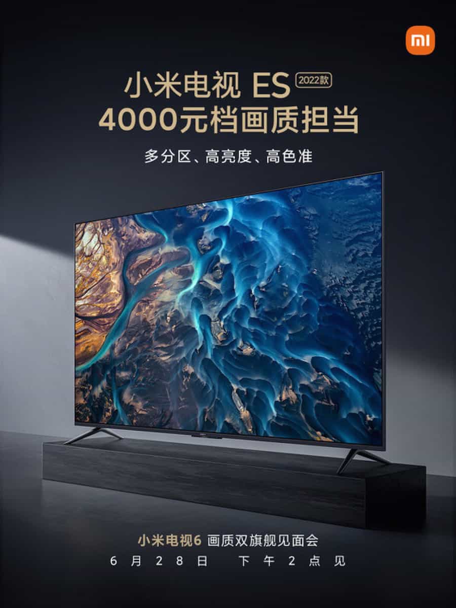 Xiaomi Mi TV ES 2022 : spécifications et prix révélés dans un teaser officiel 2 Xiaomi Mi TV ES 2022 : spécifications et prix révélés dans un teaser officiel